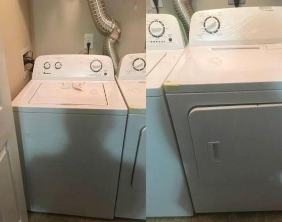 Brand new Amana Washer & Dryer for Sale