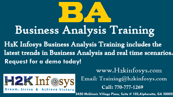 Business Analyst Online Training in USA