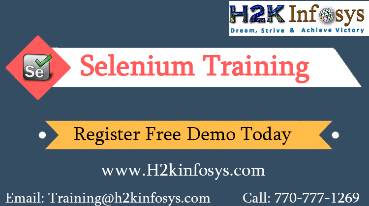 Selenium Online Training Course 