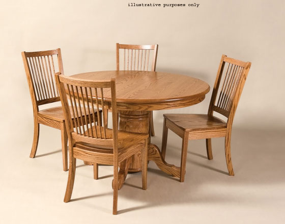 Reduced price -Wood dinning table with 4 chairs only $79.00