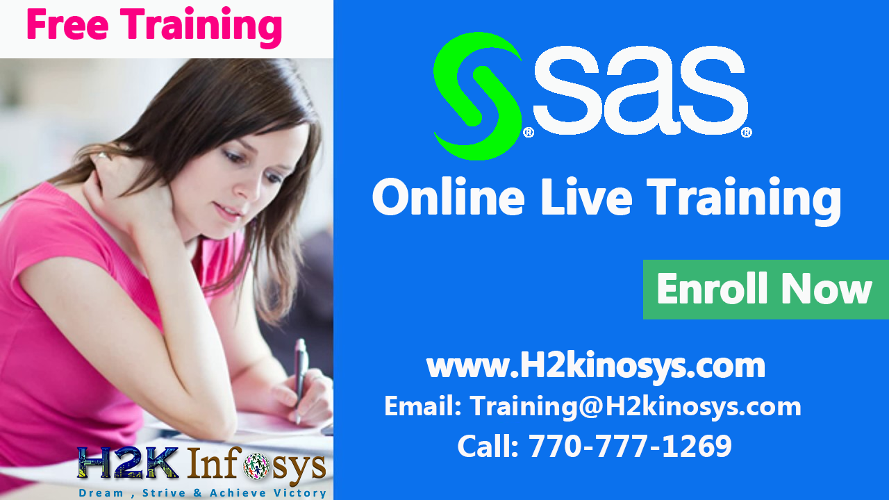 SAS Online Training And Job Assistance