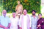 ANR 100th Birthday news, Akkineni family, anr statue inaugurated, Nagarjuna