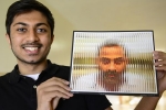 Ohio Top Story, Indian-American News, indian american student placed third in art competition, Top story