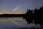 Comet Neowise, Comet Neowise, comet neowise giving stunning night time show as it makes way into solar system, North west
