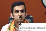gautam gambhir turns politician, gautam gambhir about people shaming Indian flag, forget jail gautam gambhir s suggestion for indian flag shamers, Indians abroad gautam gambhir turns politician, gautam gambhir about people shaming Indian flag, forget jail gautam gambhir s suggestion for indian flag shamers, Indians abroad