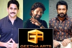 Allu Aravind, Geetha Arts new announcements, geetha arts to announce three pan indian films, Boyapati srinu