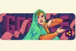 madhubala doodle, 86th birth anniversary, google celebrates madhubala s 86th birth anniversary, Marilyn monroe