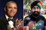 Jiwandeep Kohli, pride month 2019, pride month 2019 sikh man s rainbow turban impresses barack obama, Pride month