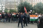 indians pulwama london., indians kashmir london, indians protest in london over pulwama terror attack, Inidan