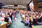 international day of yoga, international yoga day 2018 theme, international day of yoga 2019 indoor yoga session held at un general assembly, International yoga day