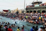 kumbh mela 2019 dates in hindi, kumbh mela 2019 official website, kumbh mela 2019 indian diaspora takes dip in holy water at sangam, Indian diaspora conclave