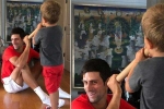 Novak Djokovic tweet, Novak Djokovic, is tennis star novak djokovic a devotee of lord krishna this viral pic with his kids is a proof, Roger federer