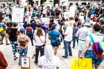 USA Protests against Trump new updates, USA Protests against Trump new updates, thousands of protesters take to streets in usa against trump s policies, Pol