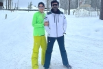 Ram Charan and Upasana in Finland, Ram Charan, ram charan flies to finland for a holiday, Snow