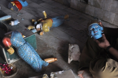 Hindu temple vandalized in Pakistan