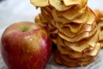high tea snacks, snacks, spicy apple chips recipe, Health conscious