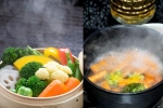 Steaming Vs Boiling for vegetables, Steaming Vs Boiling for cooking, steaming vs boiling to cook vegetables, Colors tv