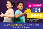 Learning Activities, SANJANA KARRA, this summer enroll your kids in the summer fun activities organised by the youth empowerment foundation, Phoenix