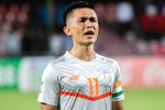 Sunil Chhetri breaking updates, Sunil Chhetri international matches, sunil chhetri is the fourth international player to achieve the feet, Malaysia