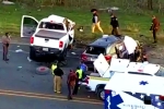Texas Road accident breaking updates, Texas Road accident updates, texas road accident six telugu people dead, Airlift