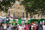 London, protest, pakistanis sing vande mataram alongside indians during anti china protests in london, India vs pakistan