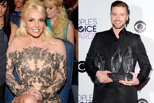 Britney beats Justin at 40th People's Choice Award},{Britney beats Justin at 40th People's Choice Award