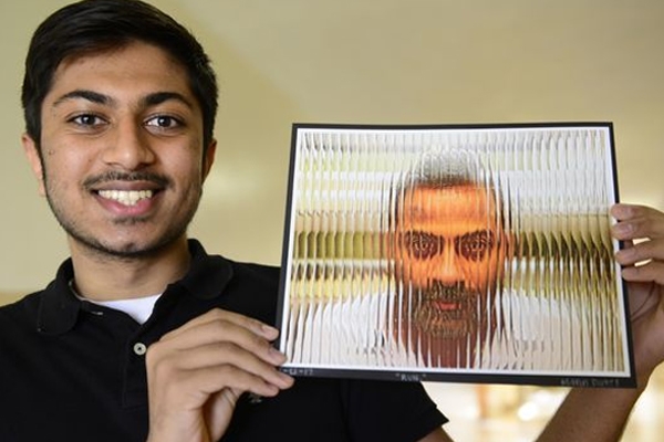 Indian-American Student Placed Third In Art Competition