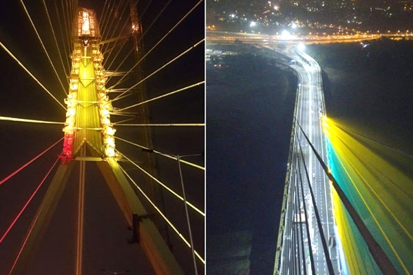 Delhi's 'Signature Bridge' Emulates Gesture of 'Namaste'