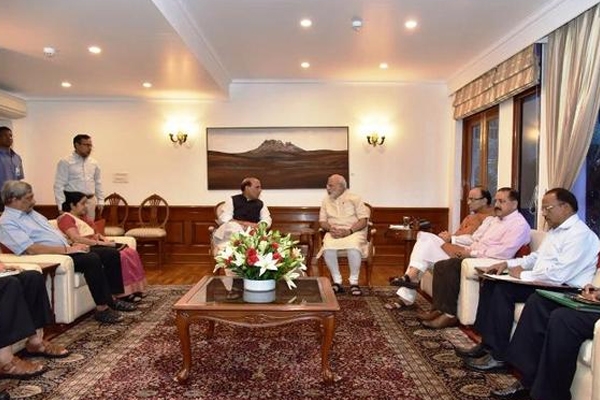 Kashmir violence: Modi chairs high-level meeting, Rajnath cancels US visit