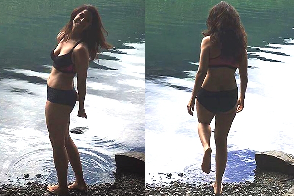 Nimrat Kaur Sizzles in a Black Bikini