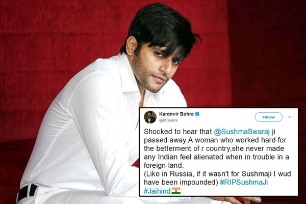 ‘Without Sushma Swaraj, I Would’ve Been Impounded in Russia’: TV Actor Karanvir Bohra