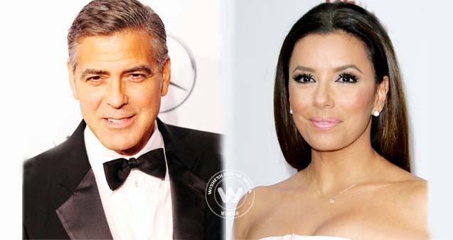 George Clooney had a deep crush on Longoria },{George Clooney had a deep crush on Longoria