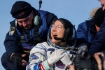 record, Christina Koch, nasa astronaut sets new spaceflight record of 328 days, Video footage