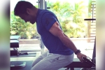 NTR updates, Lloyd Stevens updates, tarak s muscled look for trivikram s film, Jr ntr new look