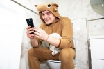 Phone Usage on Toilet research, Phone Usage in Toilet, using your phone on the toilet will invite a painful disease, Robot